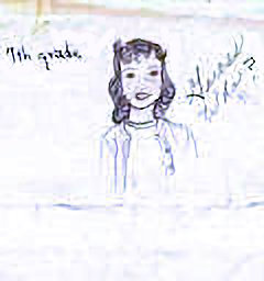 Sketch of myself at 12